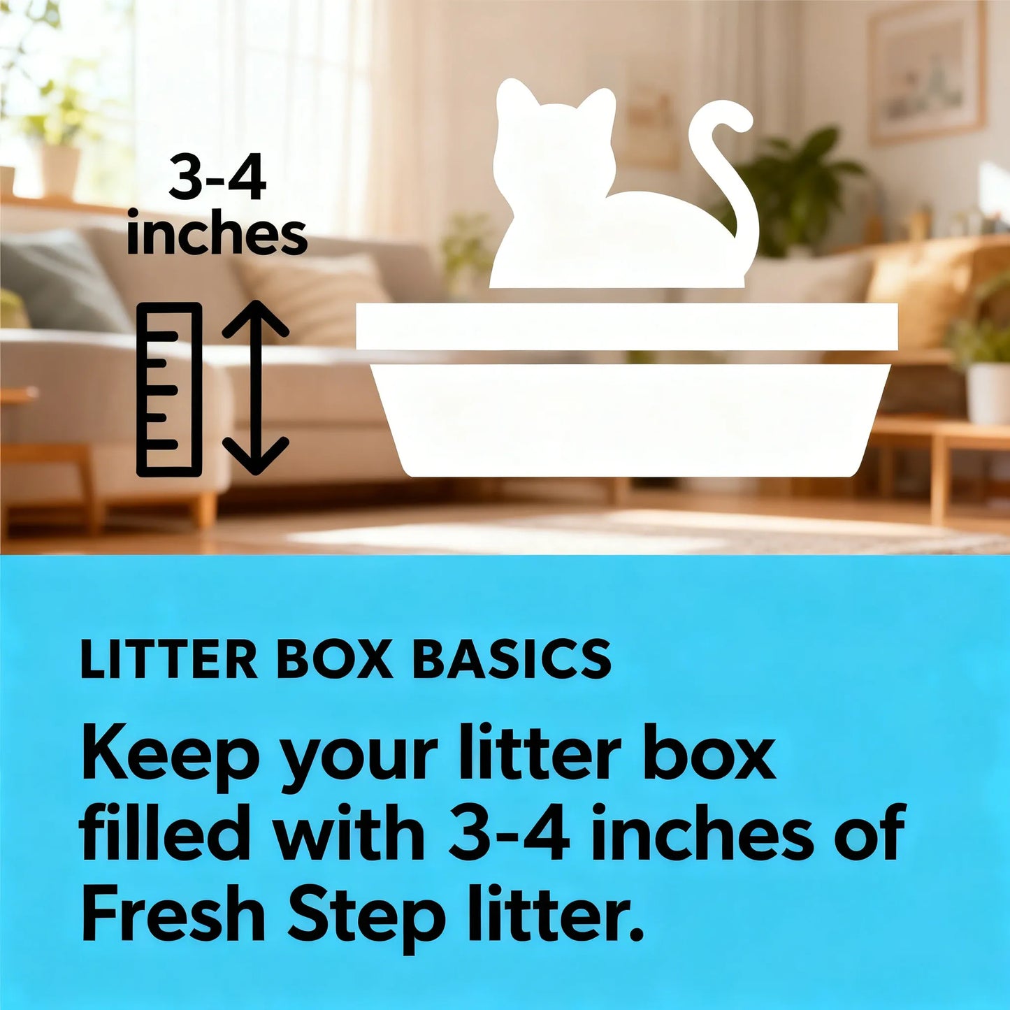 Clumping Cat Litter (2 Packs of 18.5 lbs) with Febreze Freshness