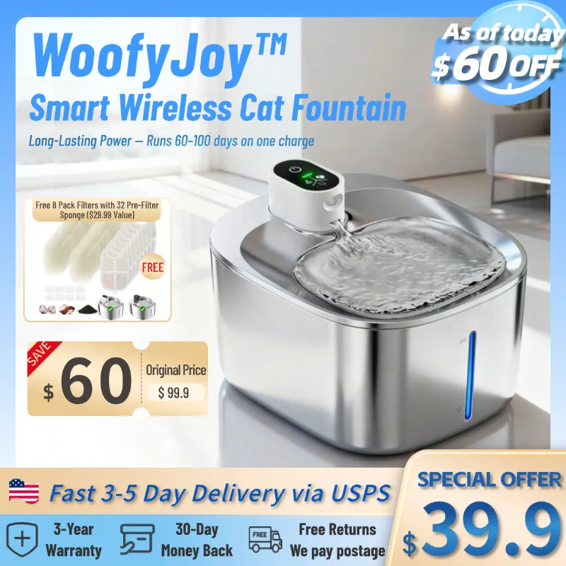 WoofyJoy™ Smart Pet Fountain-Keep Your Pet Hydrated & Healthy