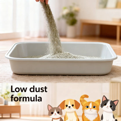 Clumping Cat Litter (2 Packs of 18.5 lbs) with Febreze Freshness