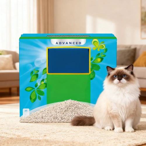 Clumping Cat Litter (2 Packs of 18.5 lbs) with Febreze Freshness